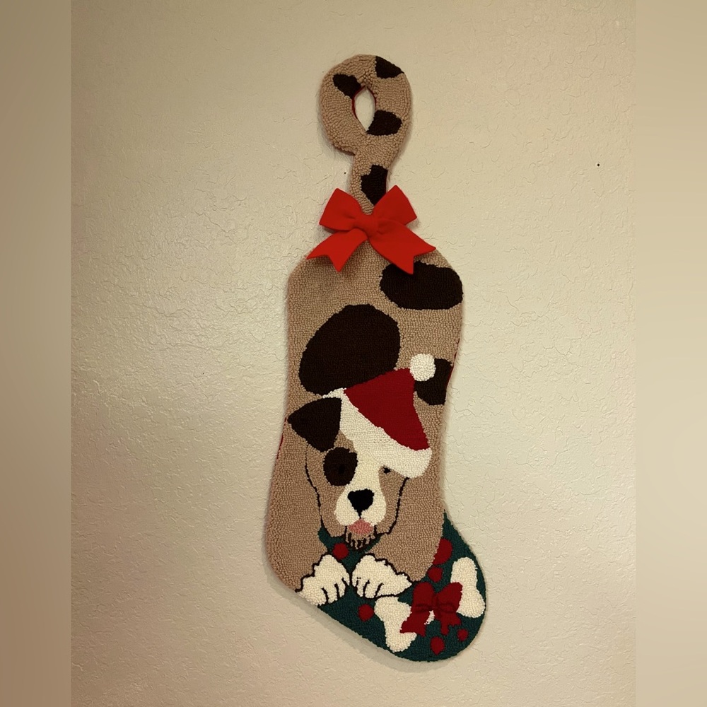 Dog Christmas stocking